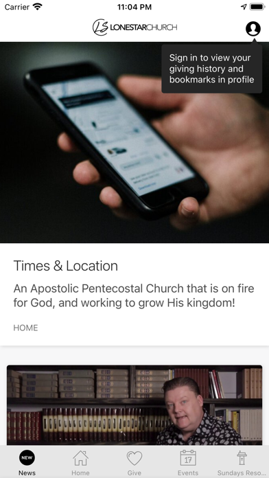 Lone Star Church Screenshot