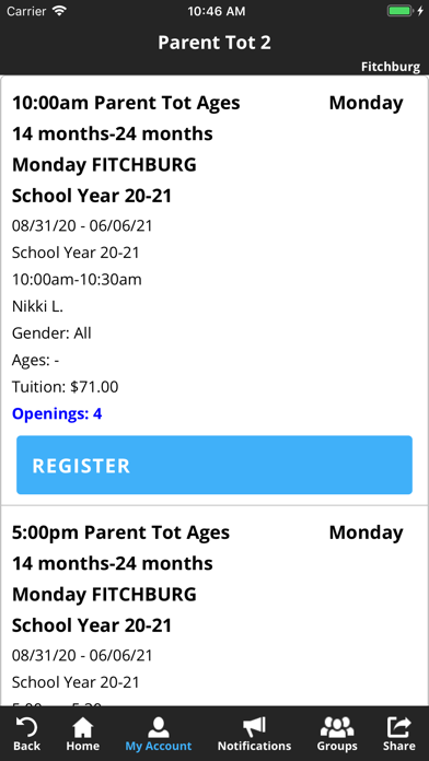 SwimWest Swim School Screenshot