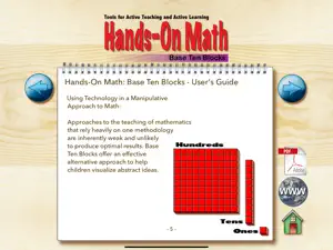 Hands-On Math Base Ten Blocks screenshot 4