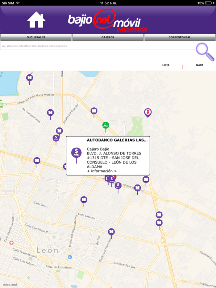 Bajionet Móvil Empresarial