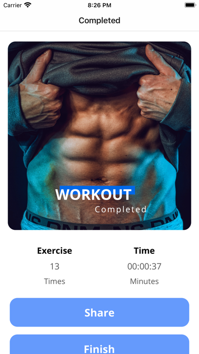 30 Day Workout Fitness at Home Screenshot
