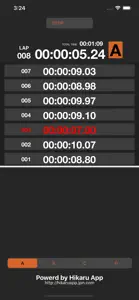 MultiLapTimer screenshot #1 for iPhone