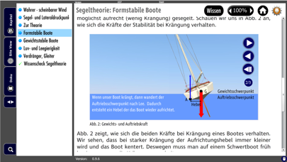 Segelschein Binnen Screenshot