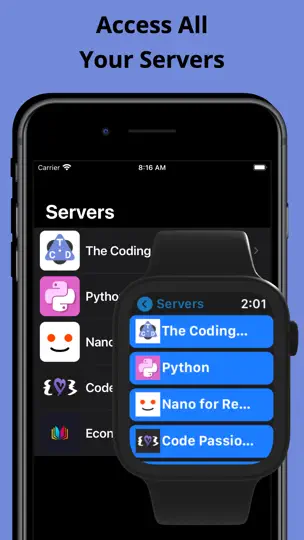 Capture d'écran de Watch For Discord sur iPhone 1