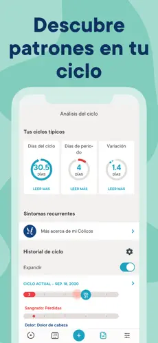 Screenshot 3 Clue - Calendario Menstrual iphone