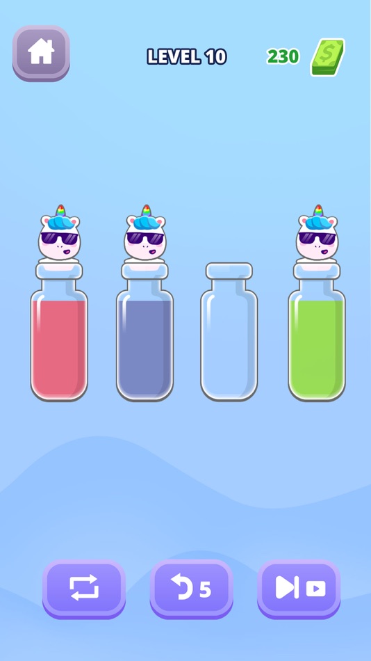 #5. Liquid Sort - Water Sort (iOS) Podle: ICEBEAR., JSC