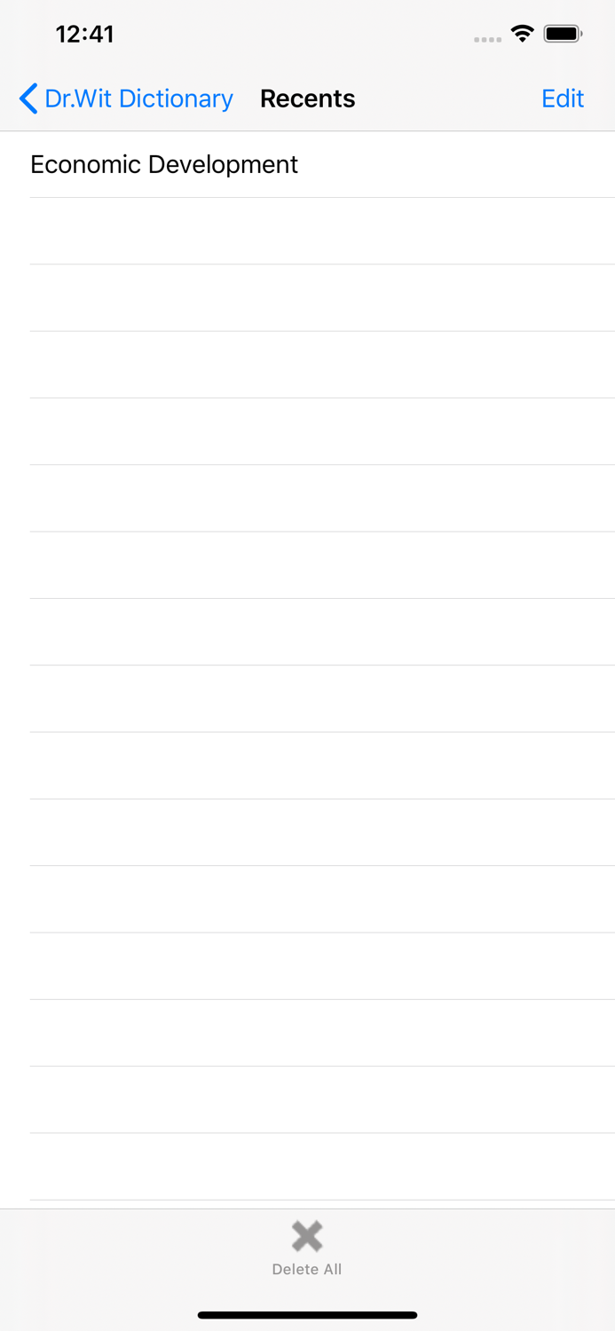 Dr. Wit’s Economics Dictionary