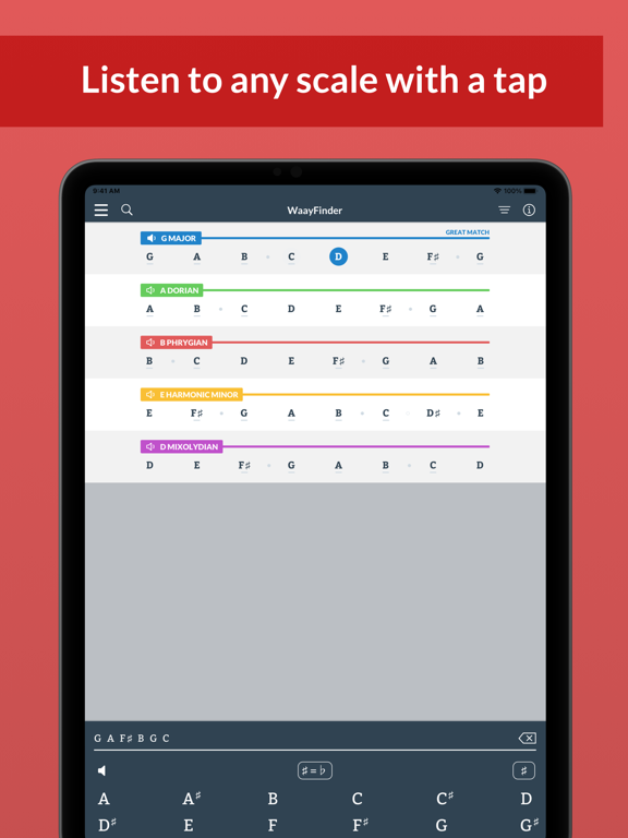 Screenshot #6 pour WaayFinder: Music Key Finder