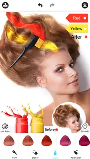 How to cancel & delete hair color dye -hairstyles wig 3