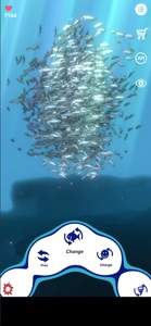 School of fish AR screenshot #1 for iPhone