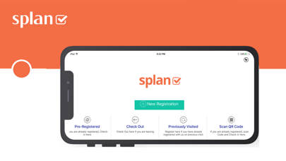 Splan - Visitor Management Screenshot