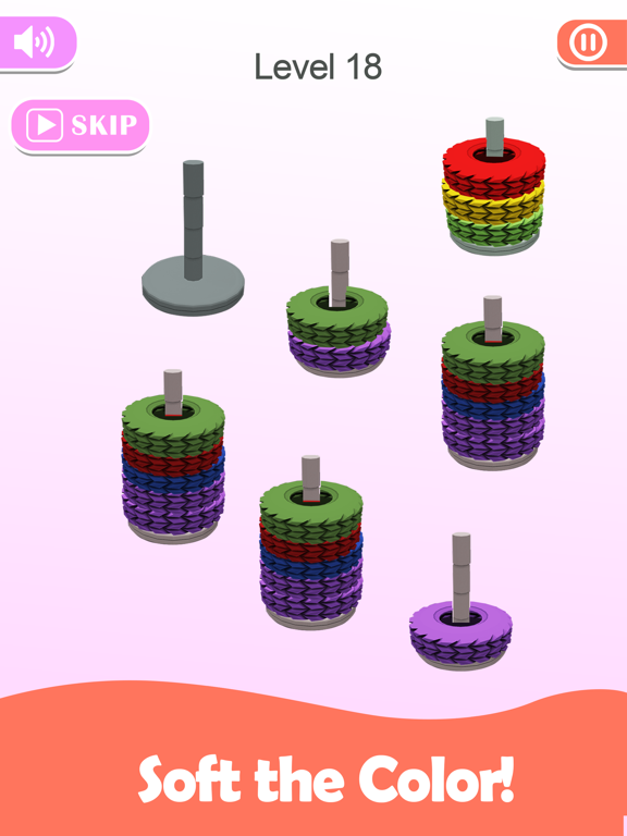 Screenshot #4 pour Stack Sort - Color Hoop