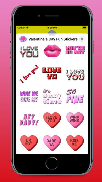 Valentine's Day Fun Stickersのおすすめ画像4
