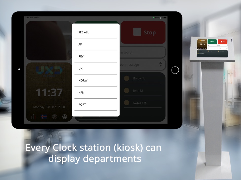 #7. Curio Time Kiosk (iOS) By: UX design
