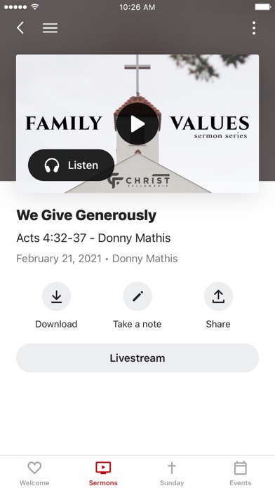 Christ Fellowship Cherrydale Screenshot