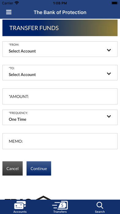 Bank of Protection Screenshot