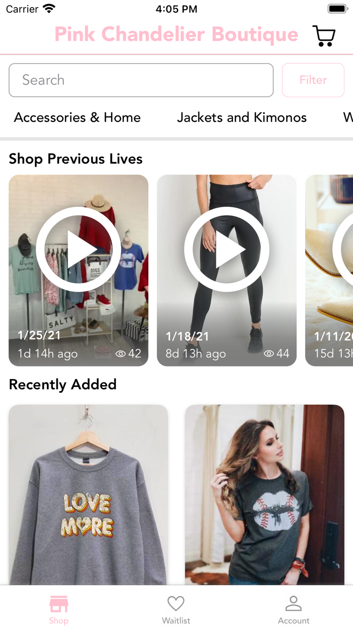 Pink Chandelier Boutique