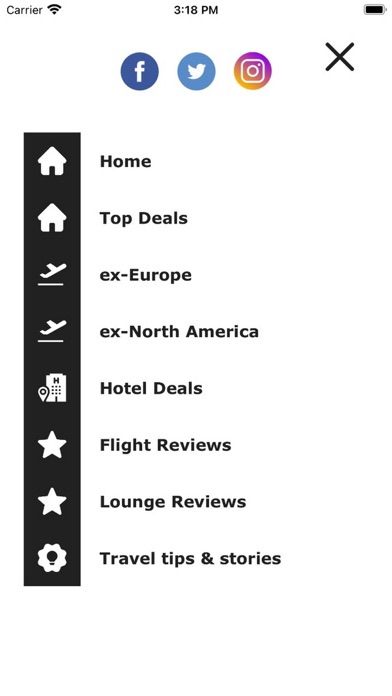 Premium Flights Screenshot