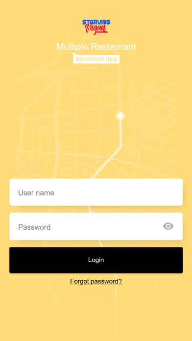 Screenshot #1 pour Starving Vegan Merchant App
