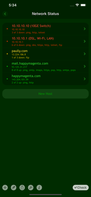 ‎Net Status - Server Monitor Screenshot
