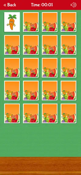 Game screenshot Fruits Vegetables Memory Game hack