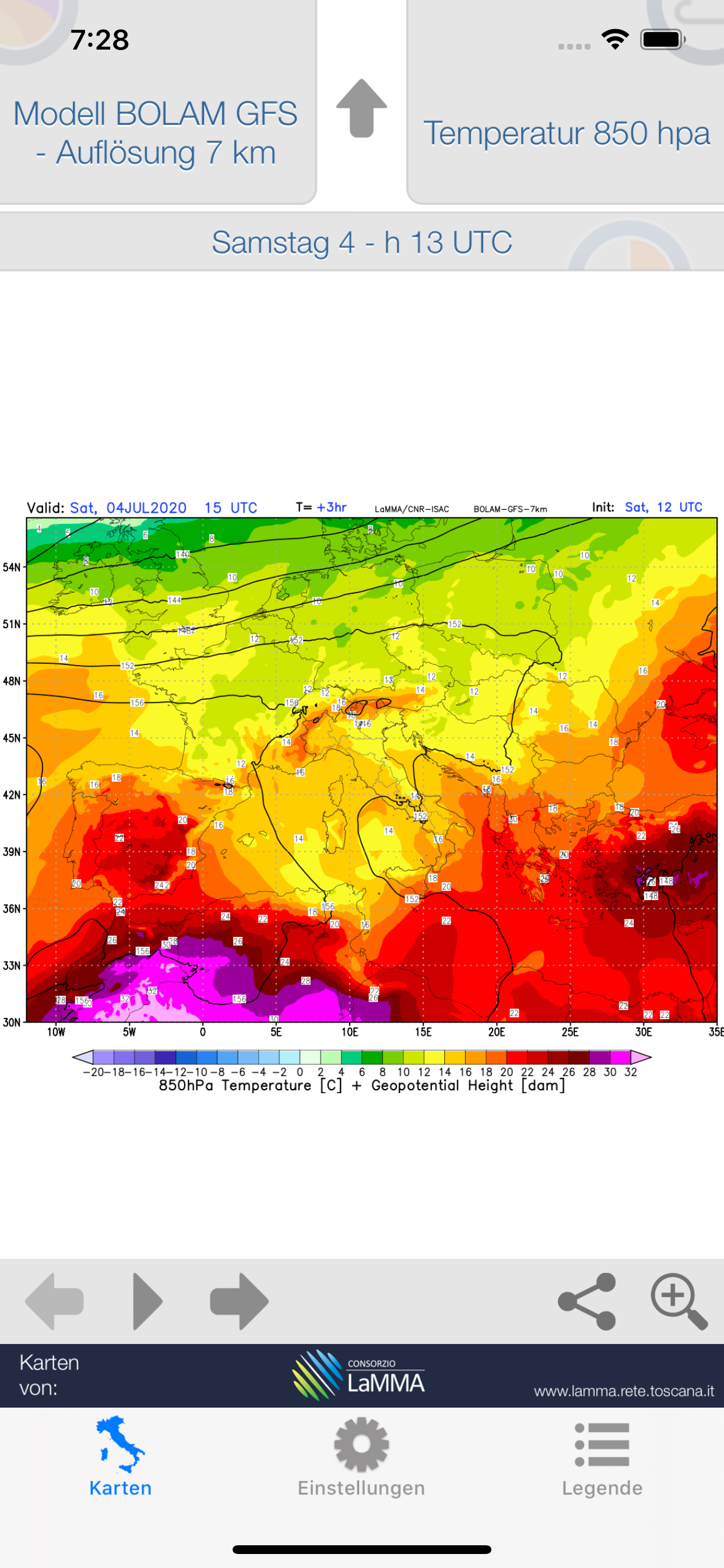 Atmosphäre WRF