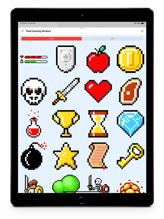 Screenshot #6 pour Pixel Gaming - GIFs & Stickers