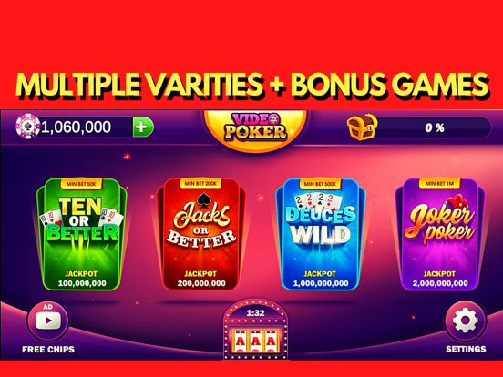 Screenshot #5 pour Video Poker Bonus Games