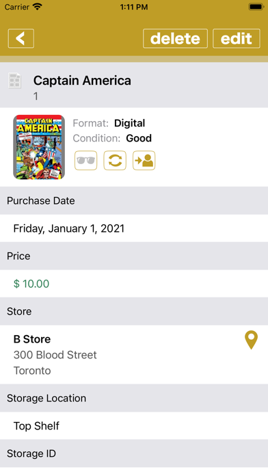 Screenshot #3 pour Comic Books Collector
