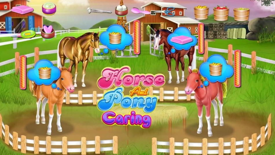 #1. Horse and pony caring game (iOS) 由: Les Placements R.A. Inc.