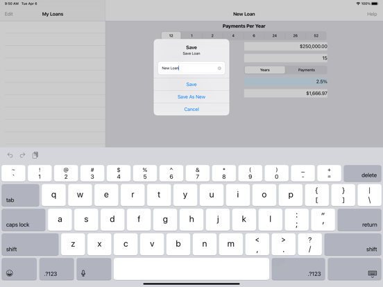 Screenshot #5 pour Bighorn Loan Calculator