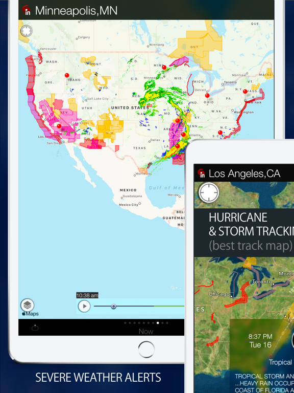 Radar MAX Future Weather Radar iPad screenshot 4 - Weather app