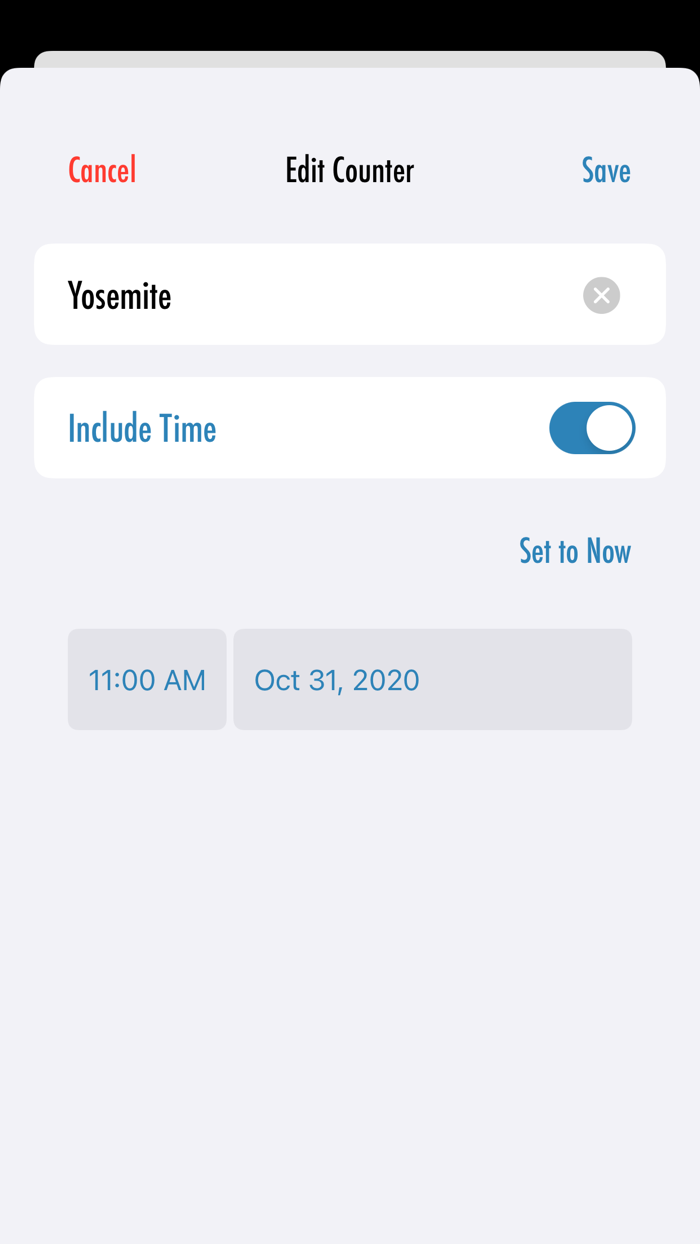 Intrval watch face counters