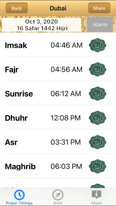 Screenshot #1 pour UAE Prayer Timings