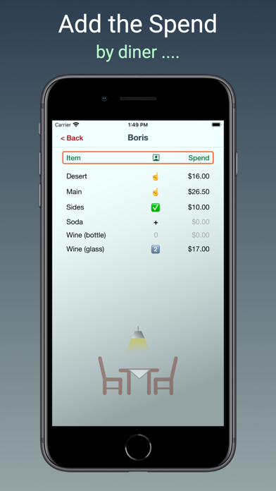 Smart Diner - Pay Your Share Screenshot