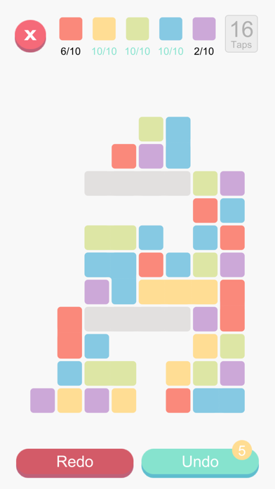 Blocks And Taps - Brain puzzle Screenshot