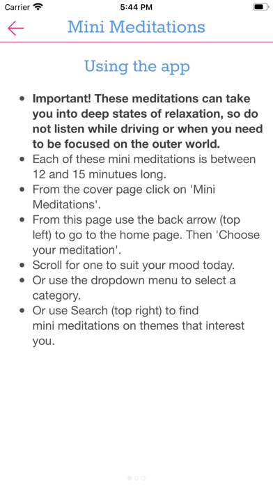 Mini Meditations screenshot 3