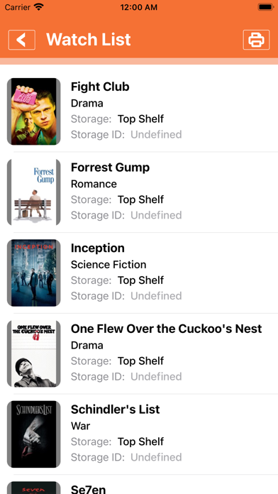 Movies Collector Screenshot