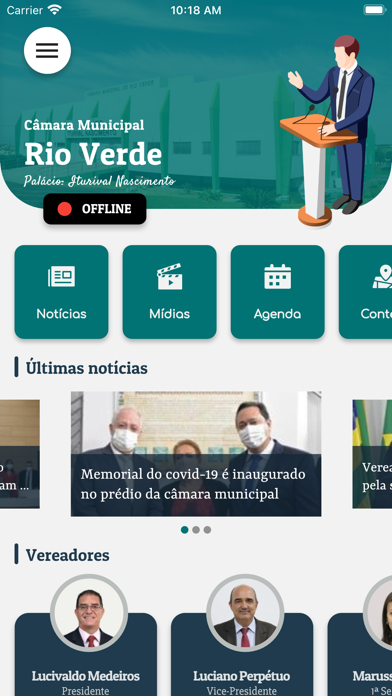 Câmara Rio Verde Screenshot