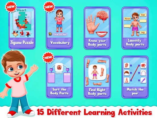 Screenshot #4 pour Human Body Parts Play to Learn