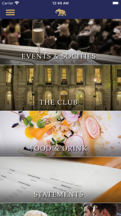 Oriental Club London Screenshot