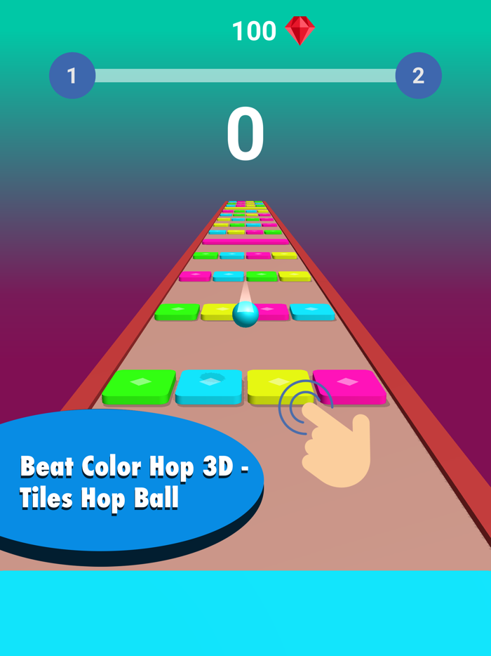 Beat Color Hop 3D - Tiles Hop