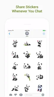 How to cancel & delete panda emoji stickers - pack 3