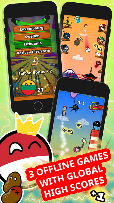 Countryball Potato Mayhem Screenshot
