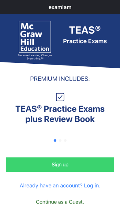 TEAS Practice Exams Screenshot