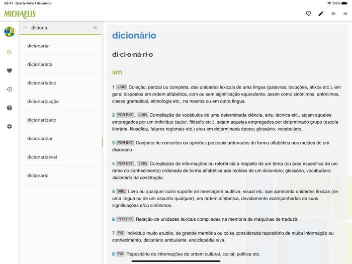 Dicionário Michaelis Português