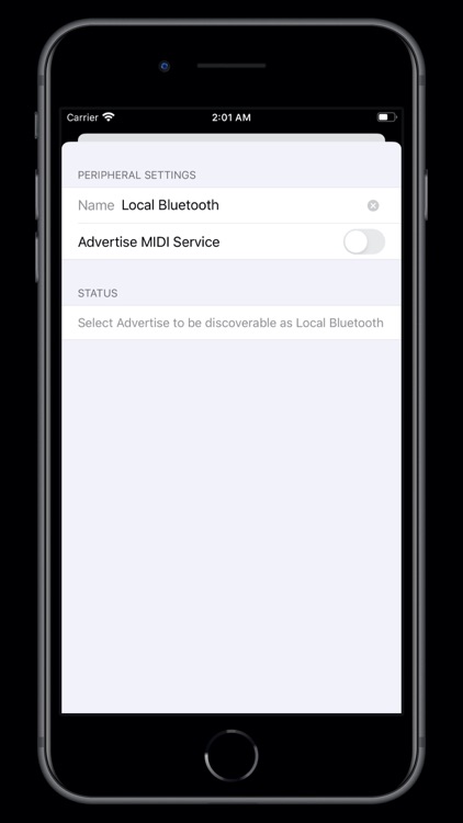 Bluetooth Midi Motion