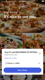 How to cancel & delete tony p's bar & pizzeria 1
