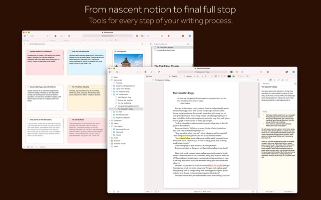 ‎Scrivener 3 Capture d'écran