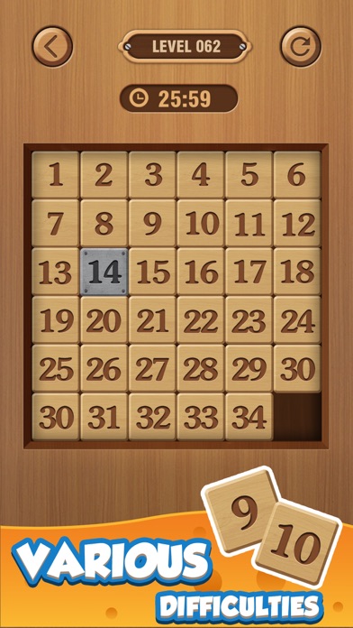 Number Puzzle: Wood Color Cube screenshot 4